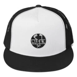 S1 HELMET CO - S1 LIFER - SNAPBACK TRUCKER HAT 10 S1 HELMET CO - S1 LIFER - SNAPBACK TRUCKER HAT -SafeGuard Helmets Shop 5 panel trucker cap black white black front 6053f192dcb73 61536.1657838516 1