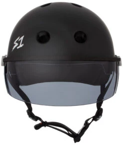 S1 Lifer Visor Helmet - Gen 2 - Black Matte 17 S1 Lifer Visor Helmet - Gen 2 - Black Matte -SafeGuard Helmets Shop LiferVisor NEWBlackMatte Tint Front 07051.1685984104