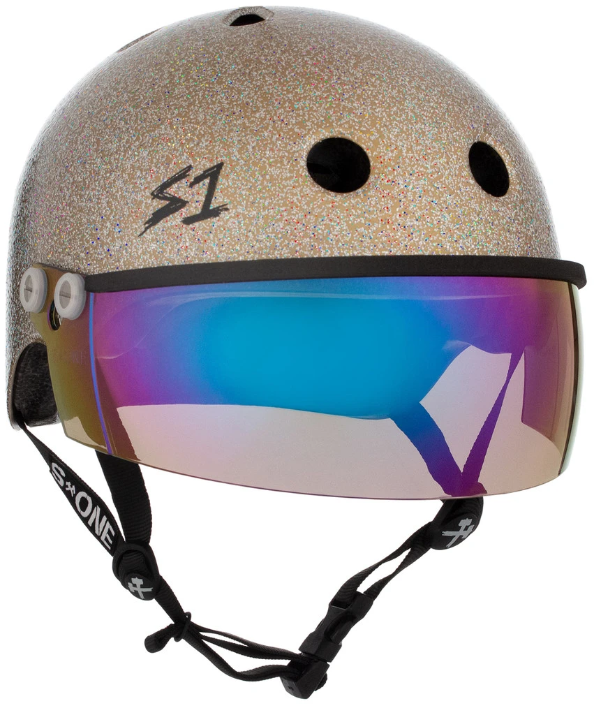 S1 Lifer Visor Helmet - Gen 2 - Gold Gloss Glitter 3 S1 Lifer Visor Helmet - Gen 2 - Gold Gloss Glitter - Image 3
