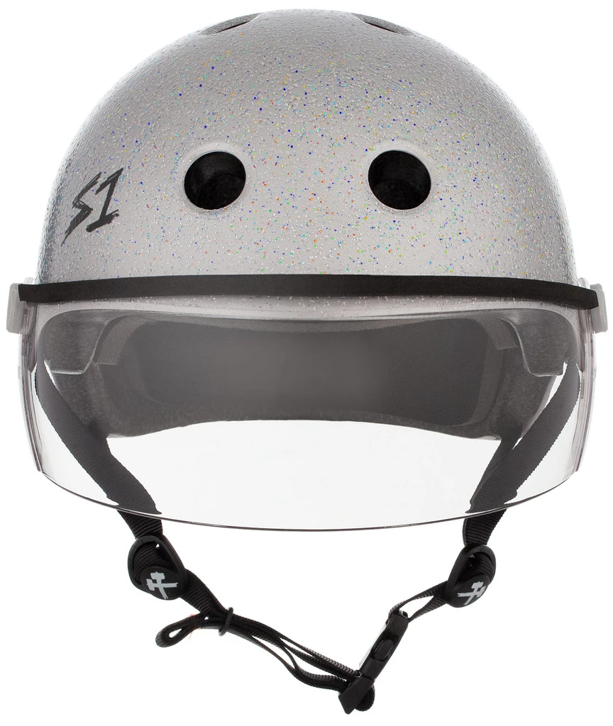 S1 Lifer Visor Helmet - Gen 2 - Silver Gloss Glitter 7 S1 Lifer Visor Helmet - Gen 2 - Silver Gloss Glitter - Image 7