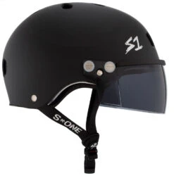 S1 Lifer Visor Helmet - Gen 2 - Black Matte 13 S1 Lifer Visor Helmet - Gen 2 - Black Matte -SafeGuard Helmets Shop LiferVisor NEW BlackMatte Tint Side 43466.1685984104