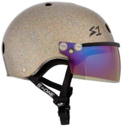 S1 Lifer Visor Helmet - Gen 2 - Gold Gloss Glitter 14 S1 Lifer Visor Helmet - Gen 2 - Gold Gloss Glitter -SafeGuard Helmets Shop LiferVisor NEW GoldGlitter Clear Iridium 40578.1637016328