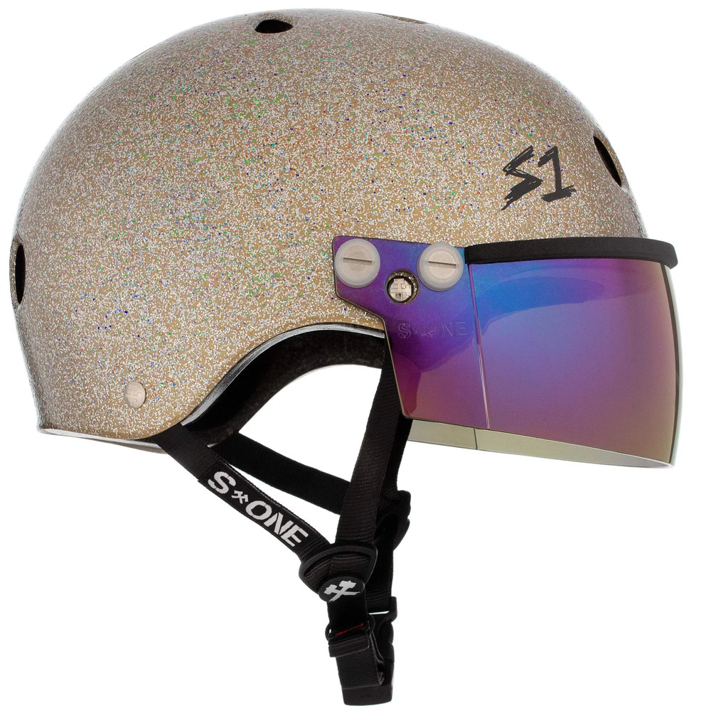 S1 Lifer Visor Helmet - Gen 2 - Gold Gloss Glitter 6 S1 Lifer Visor Helmet - Gen 2 - Gold Gloss Glitter - Image 6