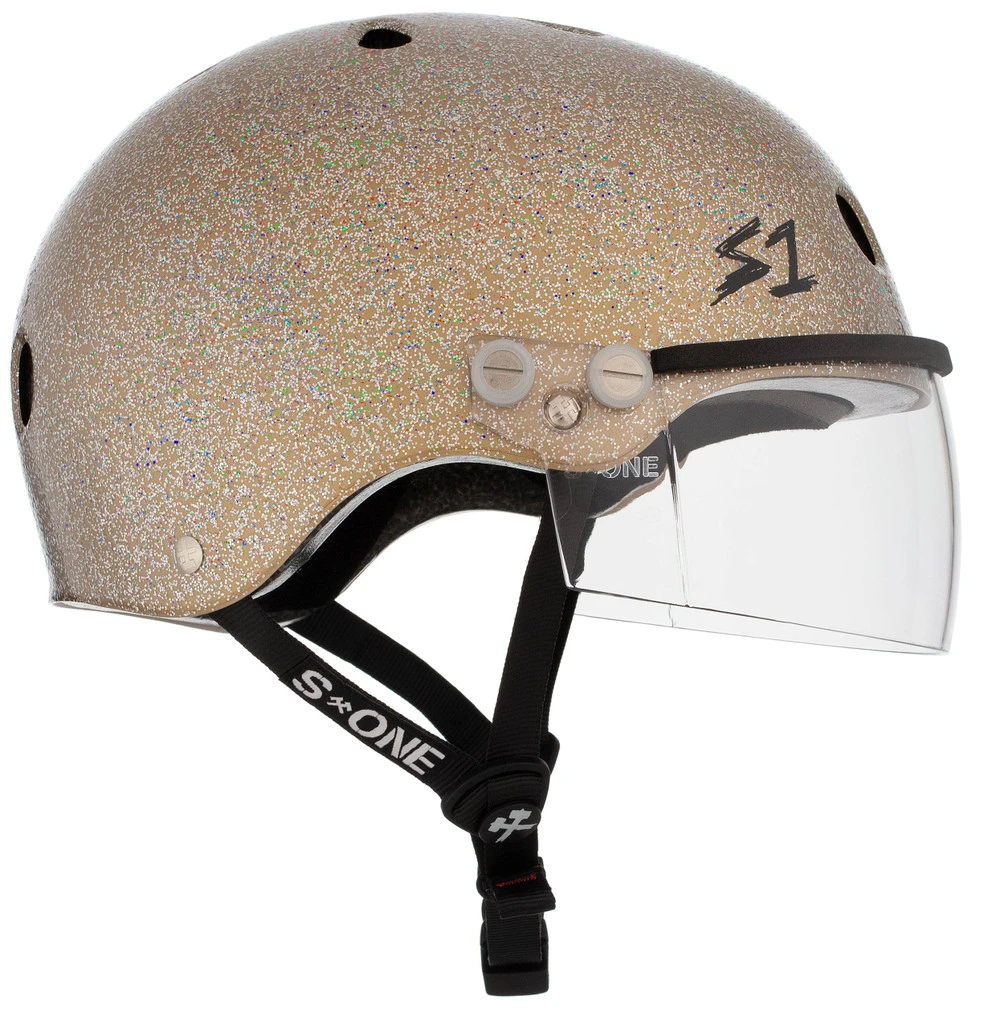 S1 Lifer Visor Helmet - Gen 2 - Gold Gloss Glitter 4 S1 Lifer Visor Helmet - Gen 2 - Gold Gloss Glitter - Image 4