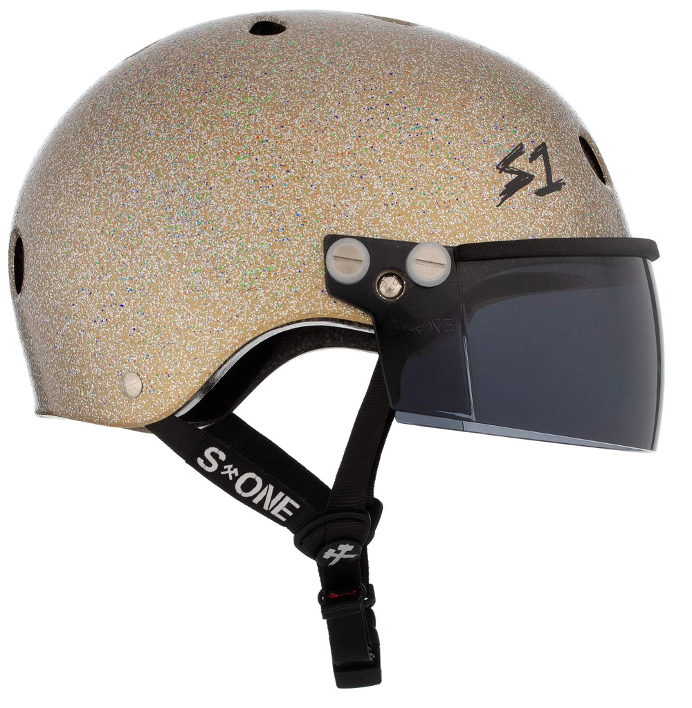 S1 Lifer Visor Helmet - Gen 2 - Gold Gloss Glitter 5 S1 Lifer Visor Helmet - Gen 2 - Gold Gloss Glitter - Image 5