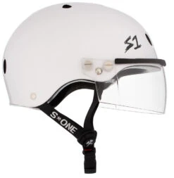 S1 Lifer Visor Helmet - Gen 2 - White Gloss 12 S1 Lifer Visor Helmet - Gen 2 - White Gloss -SafeGuard Helmets Shop LiferVisor NEW WhiteGloss Clear Side 49842.1685984129