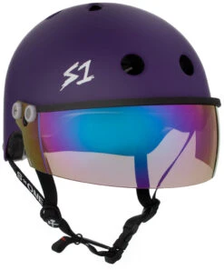 S1 Lifer Visor Helmet - Gen 2 - Purple Matte 11 S1 Lifer Visor Helmet - Gen 2 - Purple Matte -SafeGuard Helmets Shop LiferVisor PurpleMatte NEW34 Iridium 11065.1637015428