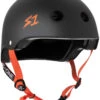 S1 Lifer Helmet - Black Matte W/ Orange Straps