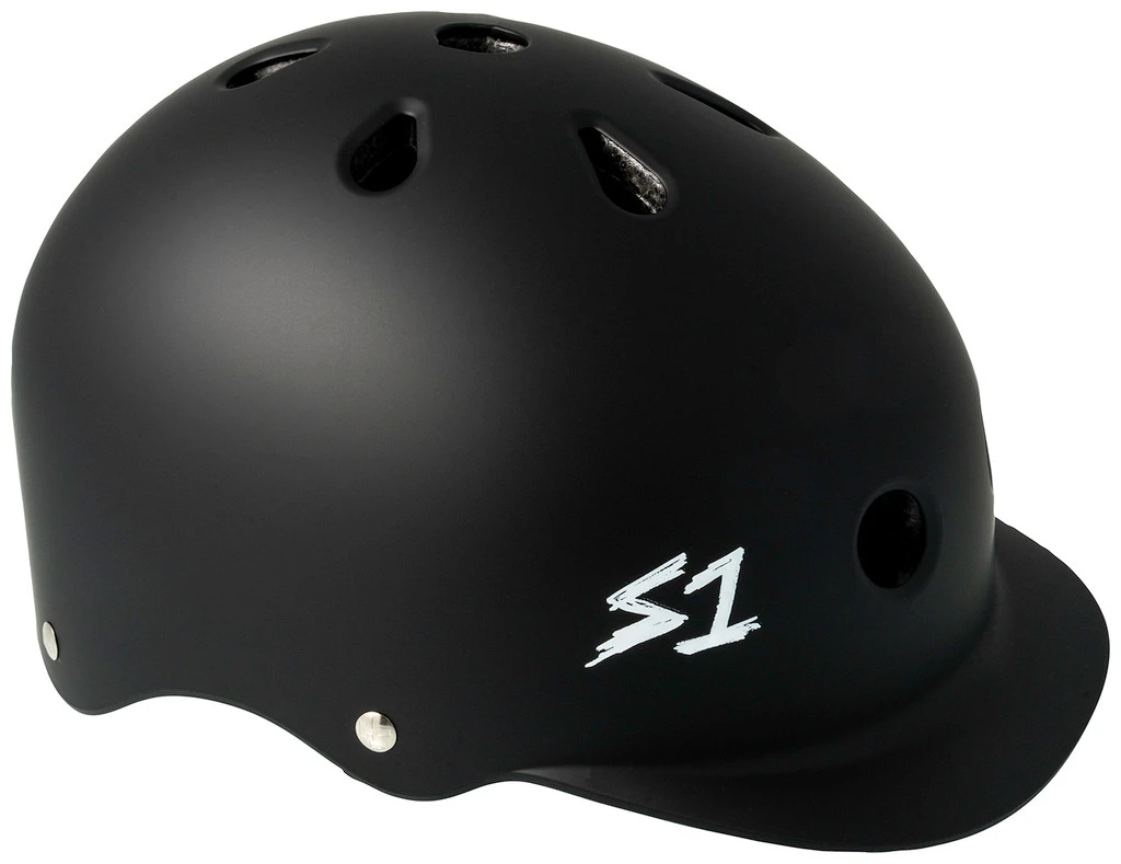 S1 Lifer Brim Helmet - Black Matte 4 S1 Lifer Brim Helmet - Black Matte - Image 4