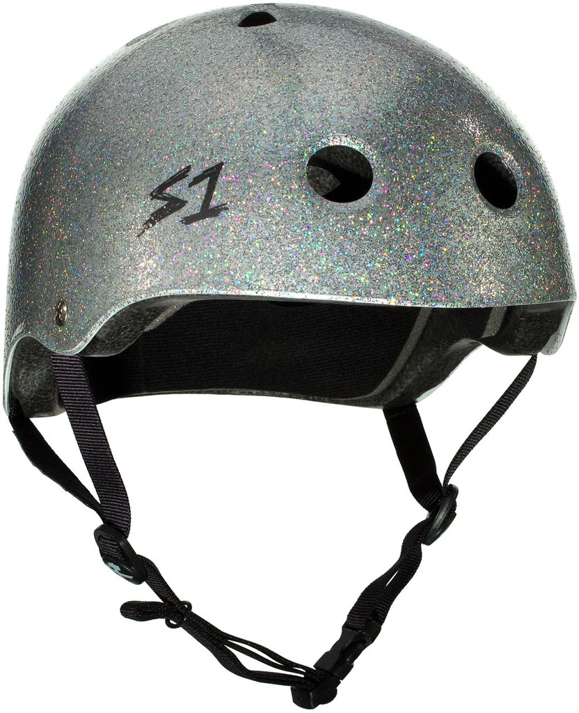 S1 Lifer Helmet - Silver Gloss Glitter 1 S1 Lifer Helmet - Silver Gloss Glitter
