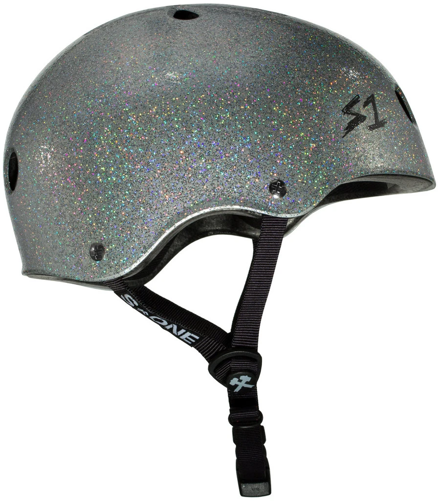 S1 Lifer Helmet - Silver Gloss Glitter 2 S1 Lifer Helmet - Silver Gloss Glitter - Image 2