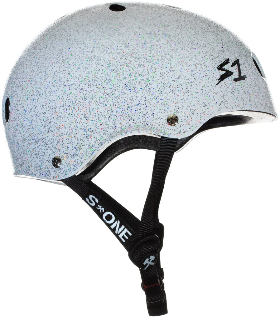 S1 Lifer Helmet - White Gloss Glitter 2 S1 Lifer Helmet - White Gloss Glitter - Image 2