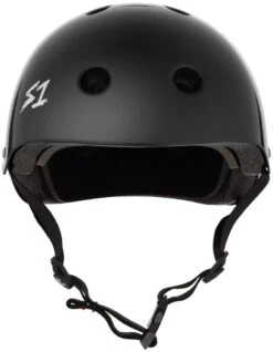 S1 Mega Lifer Helmet - Black Gloss 5 S1 Mega Lifer Helmet - Black Gloss -SafeGuard Helmets Shop Mega BlackGloss Front 17958.1681156153