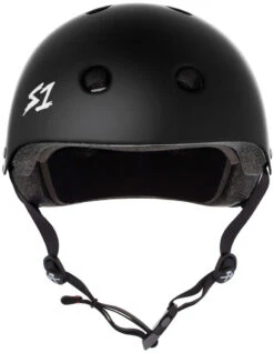 S1 Mega Lifer Helmet - Black Matte -SafeGuard Helmets Shop Mega BlackMatte Front 24210.1681156175 3