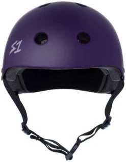 S1 Mega Lifer Helmet - Purple Matte -SafeGuard Helmets Shop Mega PurpleMatte Front 41666.1681156099