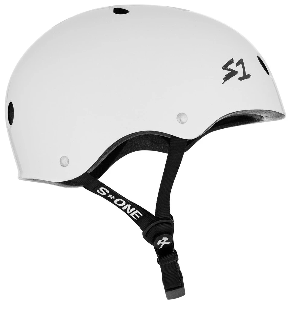 S1 Mega Lifer Helmet - White Gloss 2 S1 Mega Lifer Helmet - White Gloss - Image 2