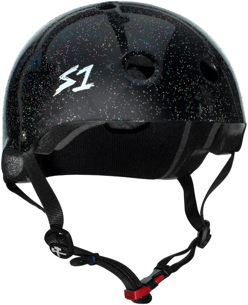 S1 Mini Lifer Helmet - Black Gloss Glitter 1 S1 Mini Lifer Helmet - Black Gloss Glitter