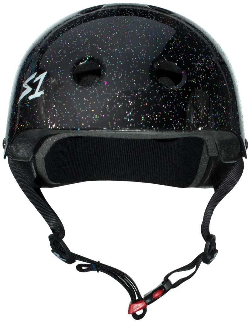 S1 Mini Lifer Helmet - Black Gloss Glitter 2 S1 Mini Lifer Helmet - Black Gloss Glitter - Image 2