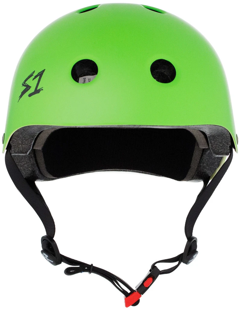 S1 Mini Lifer Helmet - Bright Green Matte 2 S1 Mini Lifer Helmet - Bright Green Matte - Image 2