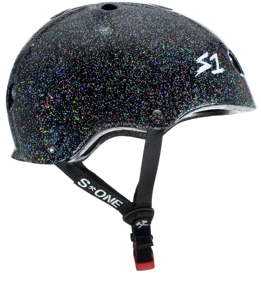 S1 Mini Lifer Helmet - Black Gloss Glitter 3 S1 Mini Lifer Helmet - Black Gloss Glitter - Image 3