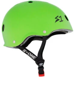 S1 Mini Lifer Helmet - Bright Green Matte -SafeGuard Helmets Shop Mini BrightGreenMatte Side 15116.1669231030 3