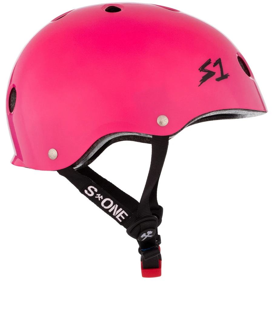 S1 Mini Lifer Helmet - Hot Pink Gloss 2 S1 Mini Lifer Helmet - Hot Pink Gloss - Image 2