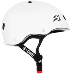 S1 Mini Lifer Helmet - White Gloss -SafeGuard Helmets Shop Mini WhiteGloss Side 17973.1640902917 1