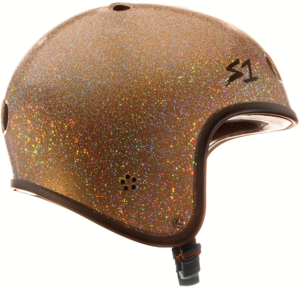 S1 Retro Lifer Helmet - Gold Gloss Glitter 1 S1 Retro Lifer Helmet - Gold Gloss Glitter