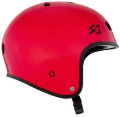 S1 Retro Lifer Helmet - Red Gloss W Checkers 5 S1 Retro Lifer Helmet - Red Gloss W Checkers -SafeGuard Helmets Shop Retro RedGlossBlackCheckers Side 28178.1669230624 2