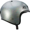 S1 Retro Lifer Helmet - Silver Gloss Glitter