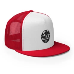 S1 HELMET CO - S1 LIFER - SNAPBACK TRUCKER HAT 13 S1 HELMET CO - S1 LIFER - SNAPBACK TRUCKER HAT -SafeGuard Helmets Shop S1 Lifer 5 panel trucker cap red white red right side 54178.1657838516