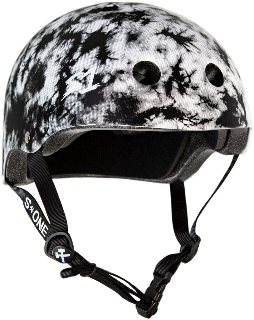 S1 Lifer Helmet - Black And White Tie-Dye Matte 1 S1 Lifer Helmet - Black And White Tie-Dye Matte