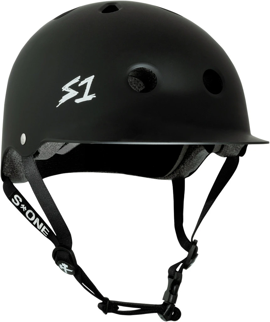 S1 Lifer Brim Helmet - Black Matte 1 S1 Lifer Brim Helmet - Black Matte