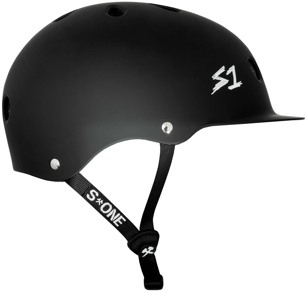 S1 Lifer Brim Helmet - Black Matte 3 S1 Lifer Brim Helmet - Black Matte - Image 3