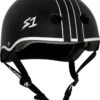 S1 Lifer Helmet - Black Gloss W/ White Outline - GAVO Collab