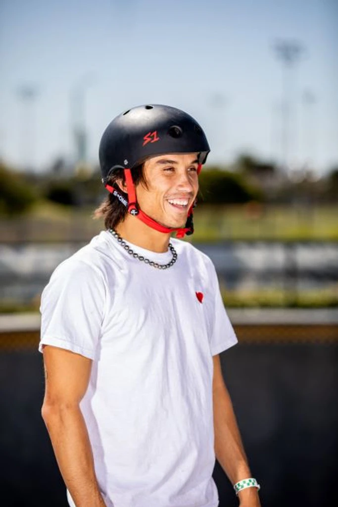 S1 Lifer Helmet - Black Matte W/ Red Straps 5 S1 Lifer Helmet - Black Matte W/ Red Straps - Image 5