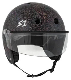 S1 Retro Lifer E-Helmet - Black Gloss Glitter 23 S1 Retro Lifer E-Helmet - Black Gloss Glitter -SafeGuard Helmets Shop S1 Retro Lifer E Helmet Black Glitter 34 Clear Visor 14368.1685153122 2