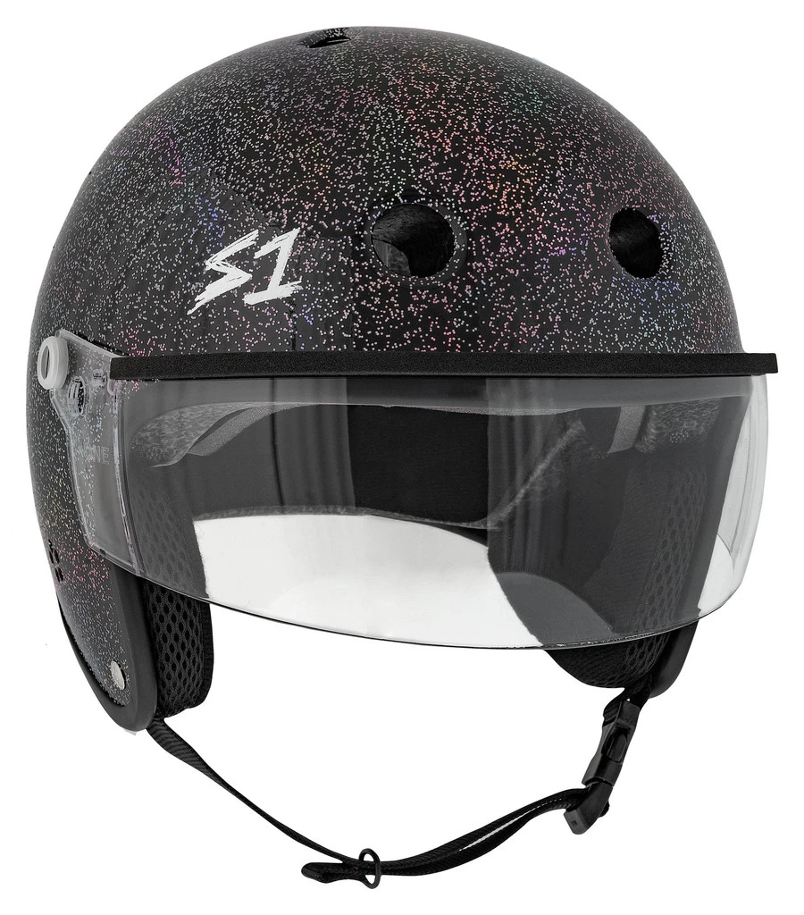 S1 Retro Lifer E-Helmet - Black Gloss Glitter 10 S1 Retro Lifer E-Helmet - Black Gloss Glitter - Image 10