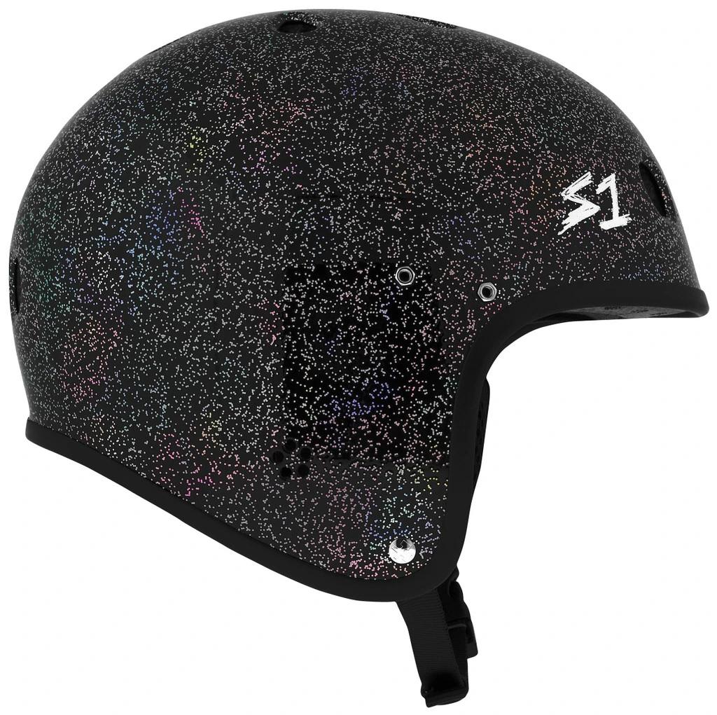 S1 Retro Lifer E-Helmet - Black Gloss Glitter 2 S1 Retro Lifer E-Helmet - Black Gloss Glitter - Image 2