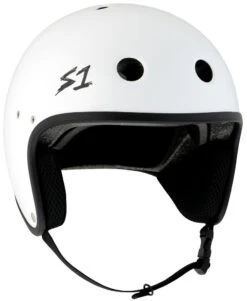 S1 Retro Lifer E-Helmet - White Gloss