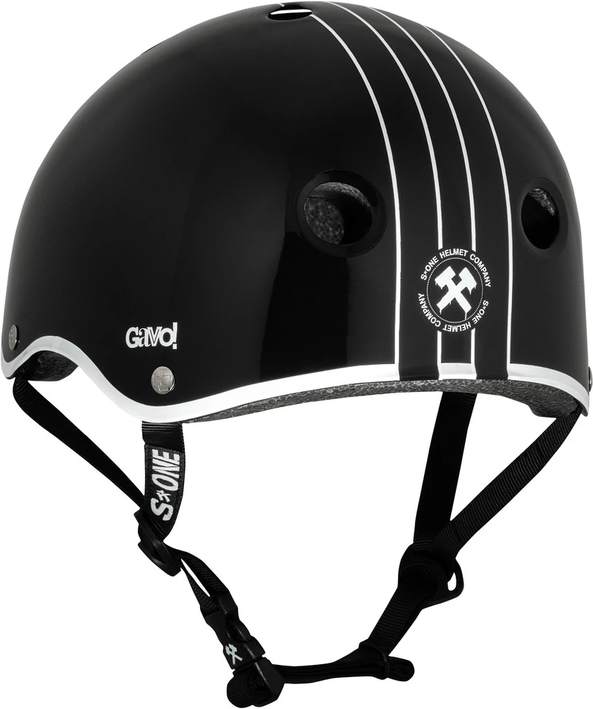S1 Lifer Helmet - Black Gloss W/ White Outline - GAVO Collab 4 S1 Lifer Helmet - Black Gloss W/ White Outline - GAVO Collab - Image 4