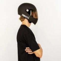 **SOLD OUT**S1 Lifer Full Face - Black Matte 19 **SOLD OUT**S1 Lifer Full Face - Black Matte -SafeGuard Helmets Shop Zach S1 Fullface 3 quarter side 99654.1544734854